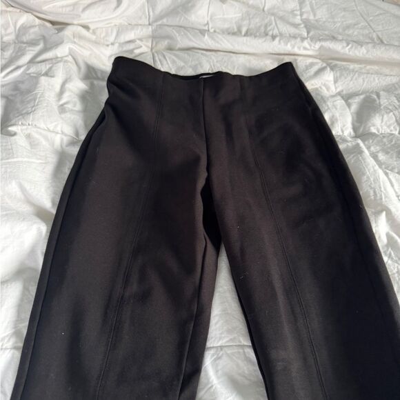 Time and Tru Black Slim Fit Stretch Pants Women's High-Waisted Work/Casual Pant - Picture 5 of 8